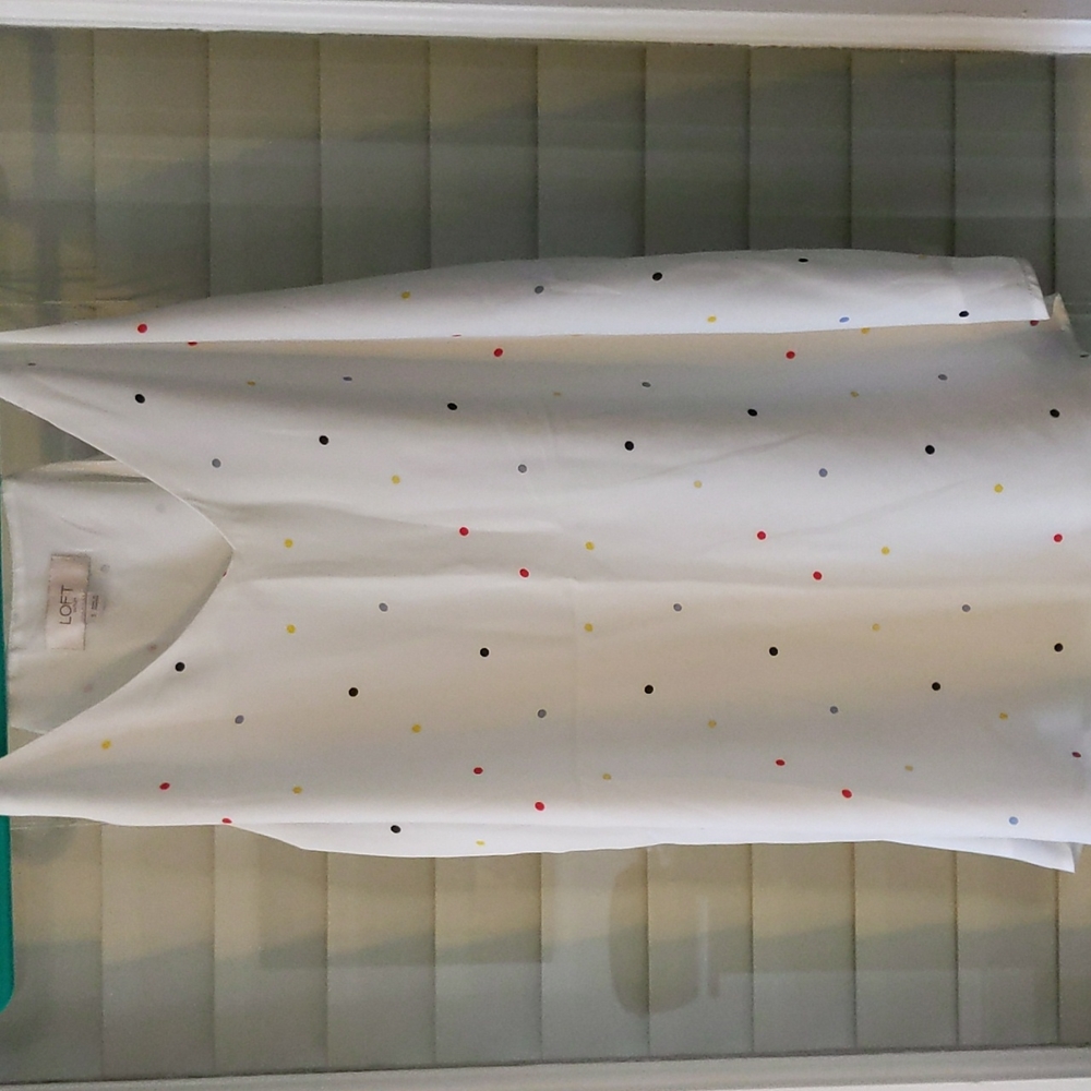 Loft Outlet Polka Dot Tank